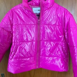 NEON PINK puffer jacket